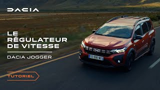 Dacia Jogger : Comment utiliser le régulateur de vitesse | FR