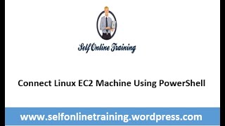 Connect Linux EC2 Machine Using PowerShell