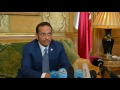 Qatar Foreign Minister Press Conference in Paris