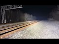 imalent sr32 flashlight at the railroad tracks. 120 000 lumens