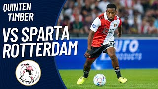 Quinten Timber vs Sparta Rotterdam 20/8/2023 | Eredivisie Matchday 2