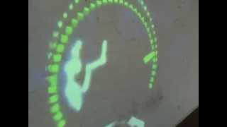 Ethnotekh interactive audio video performance driven by a Kinect