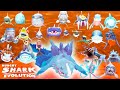 ALL SHARKS UNLOCKED (LUMINITE) (HUNGRY SHARK EVOLUTION)