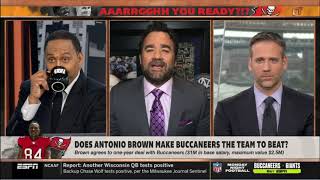 Stephen A. Smith reacts to Antonio Brown ly signs 1-year deal with Buccaneers