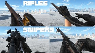 Fallout4 Best Weapon Mod Animations Snipers Semi Rifles Link in description フォールアウト 4