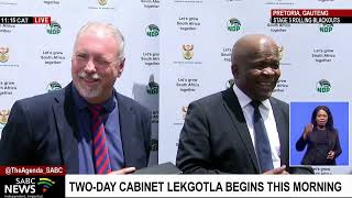 Two-day Cabinet Lekgotla takes place