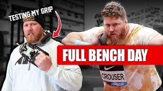 BIG Bench Day In The Barn | Thrower Offseason Workout