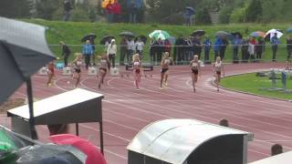 T14 100m 2. alkuerä, SM Raisio 23.8.2014