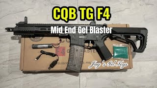 Unboxing and review TG F4 mid end gel blaster