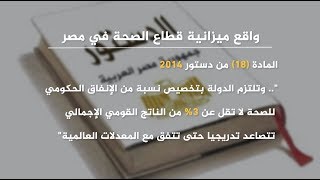 المسائية.. هل تلتزم الحكومة المصرية بتوفير الدعم المالي لقطاع الصحة المنصوص بالدستور؟