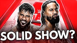 WWE Day 1 2022 - Solid Show?