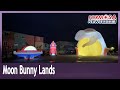 Moon bunny makes a landing outside Dongshan Train Station in form of giant lantern