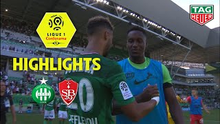 AS Saint-Etienne - Stade Brestois 29 ( 1-1 ) - Highlights - (ASSE - BREST) / 2019-20