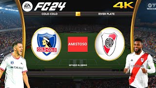 Colo Colo Vs River Plate // Partido Amistoso [FC 24 Next Gen PS5 /Series X] 4k