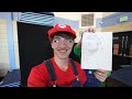 we tried super mario stunts in real life challenge