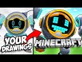 Turning YOUR Drawings into MINECRAFT Mobs!