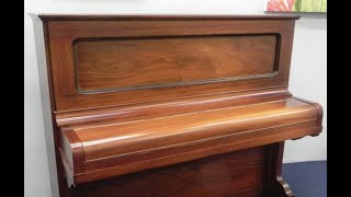 Fully restored and French Polished Steinway K upright piano 130cm 1904. Lots of legroom!