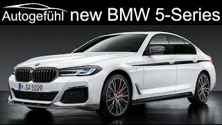 New BMW 5-Series Facelift 2021 update Exterior Interior changes - M550i and M Performance Parts 2020