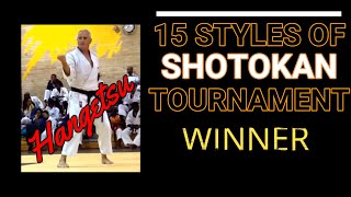 HANGETSU | Winner of the 15 styles of Shotokan kata tournament