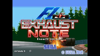 F1 Exhaust Note (Ｆ１エグゾーストノート). [Arcade - Sega R&D 8, Sega]. (1991). All.