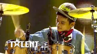 Cool Kid Drummer Got Talent | Cambodia's Got Talent - Live Show 4 - Week 9 - សួន បូរី - 23 Jan 2015