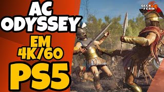 Assassin's Creed: Odyssey no PS5 - 4K/60FPS faz MUITA Diferença!
