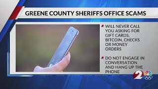 Greene County Sheriff's Office warns against scams