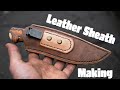 Making a Leather Sheath for a Custom Hunting Knife (Full Build)