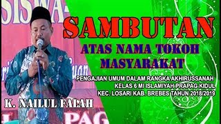 SAMBUTAN TOKOH MASYARAKAT/ULAMA SETEMPAT