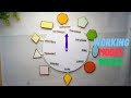 Maths Shapes Project 2D Model | School Project  | Maths Shapes Names | 2D Shapes working model