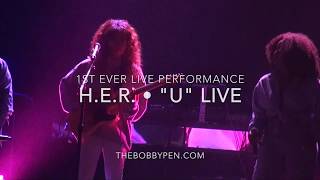H.E.R. Performs "U" Live for First Time Ever