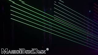 MagicBarDmx® Barra Mobile Laser 6x1w RGB con Controllo DMX