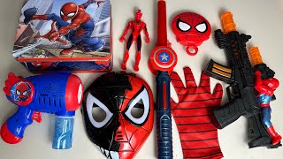 26 minute satisfying Spider Man series toy unboxing, Marvel hero characters, sound and light toys