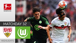VfB Stuttgart - VfL Wolfsburg 1-1 | Highlights | Matchday 32 – Bundesliga 2021/22