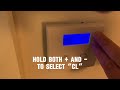 how to hack and bypass pro style thermostat in your hotel to get the room colder