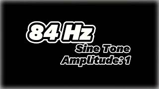 84 Hz Sine Tone – Pure Low Frequency Sound for Grounding and Stress Relief