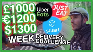 £1000 per WEEK on a BIKE on UberEATS & Stuart 1/3