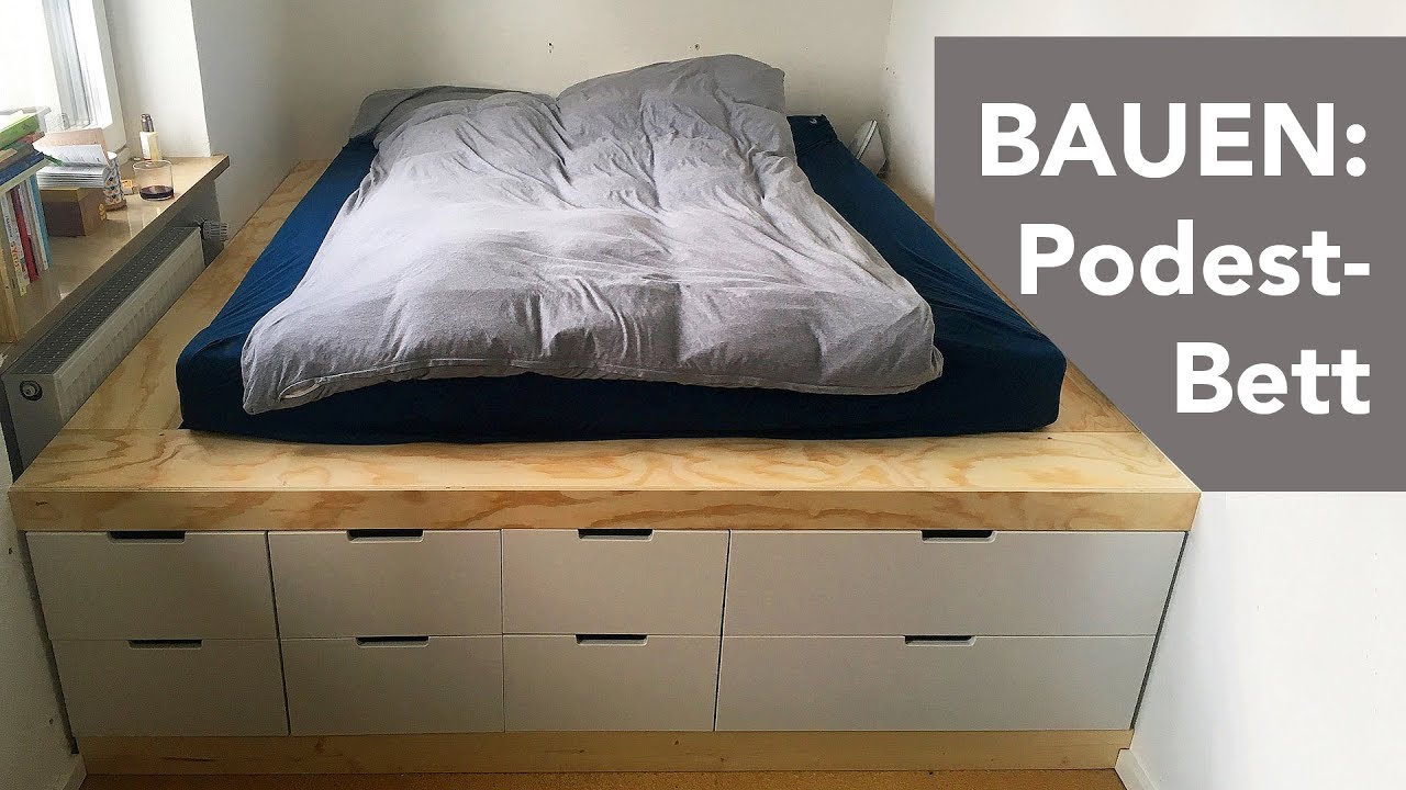 Bauen: Podestbett - YouTube