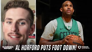 Why Did Al Horford STOP Celtics Practice Today?