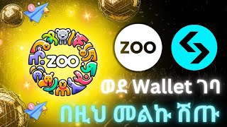 ZOO እየገባ ነዉ በዚህ መልኩ ሽጡ | Zoo Withdrawal | Telegram | Make money online in ethiopia