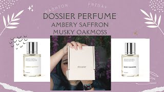 Dossier Perfume- Ambery Saffron and Oaky Moss