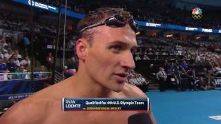 Olympic Swimming Trials | What Did Lochte, Phelps Talk About Pre-Race?