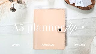 2024 planner setup - A5 Filofax minimal \u0026 productive