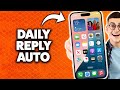 How to Create a Daily Reply Text on iPhone 2026 (Step-By-Step Tutorial)