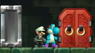 New Super Mario Bros. Wii Dark Land - Walkthrough 2 Player - #09