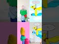 yellow x cyan rainbow friends animation flipaclip🥰😍