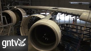 A tour around Emirates' aircraft maintenance facility