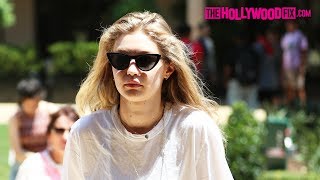 Gigi Hadid Takes Zayn Malik's Mom \u0026 Sisters Out To Eat At McDonalds 7.10.17