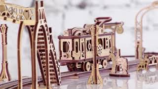 Bentoys.nl - Ugears Tramlijn - Mechanische modelbouw