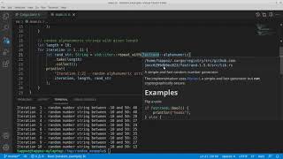 How to generate random numbers and strings in Rust with fastrand